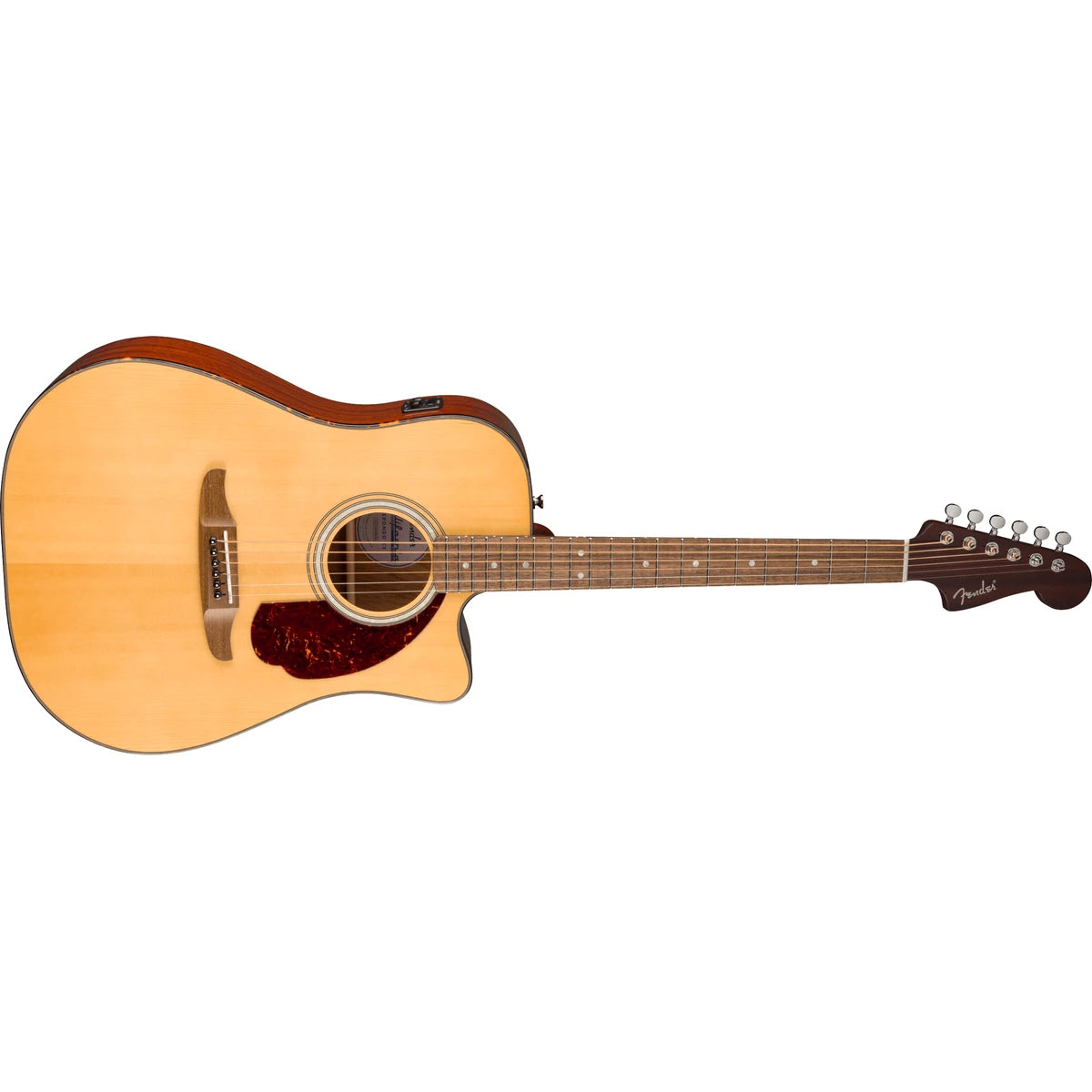 Guitarra Electroacustica Fender California Deluxe Redondo Ce Natural 0974620521