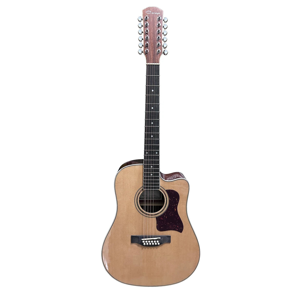Guitarra Electroacustica Caraya 12 Cuerdas Nat C/Recorte, F-66012eqcn