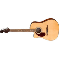 Thumbnail for Guitarra Electroacustica Fender California Deluxe Redondo Para Zurdos Natural 0974620721