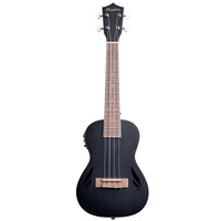 Thumbnail for Ukelele Electroacustico Bamboo U-23-VIO-BK-Q-N Concierto Con Funda Violin Negro