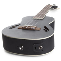 Thumbnail for Ukelele Electroacustico Bamboo U-23-VIO-BK-Q-N Concierto Con Funda Violin Negro