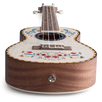 Thumbnail for Ukelele Bamboo U-23-DD-S Concierto Sapele Dia de los Muertos Con Funda 23 Pulgadas