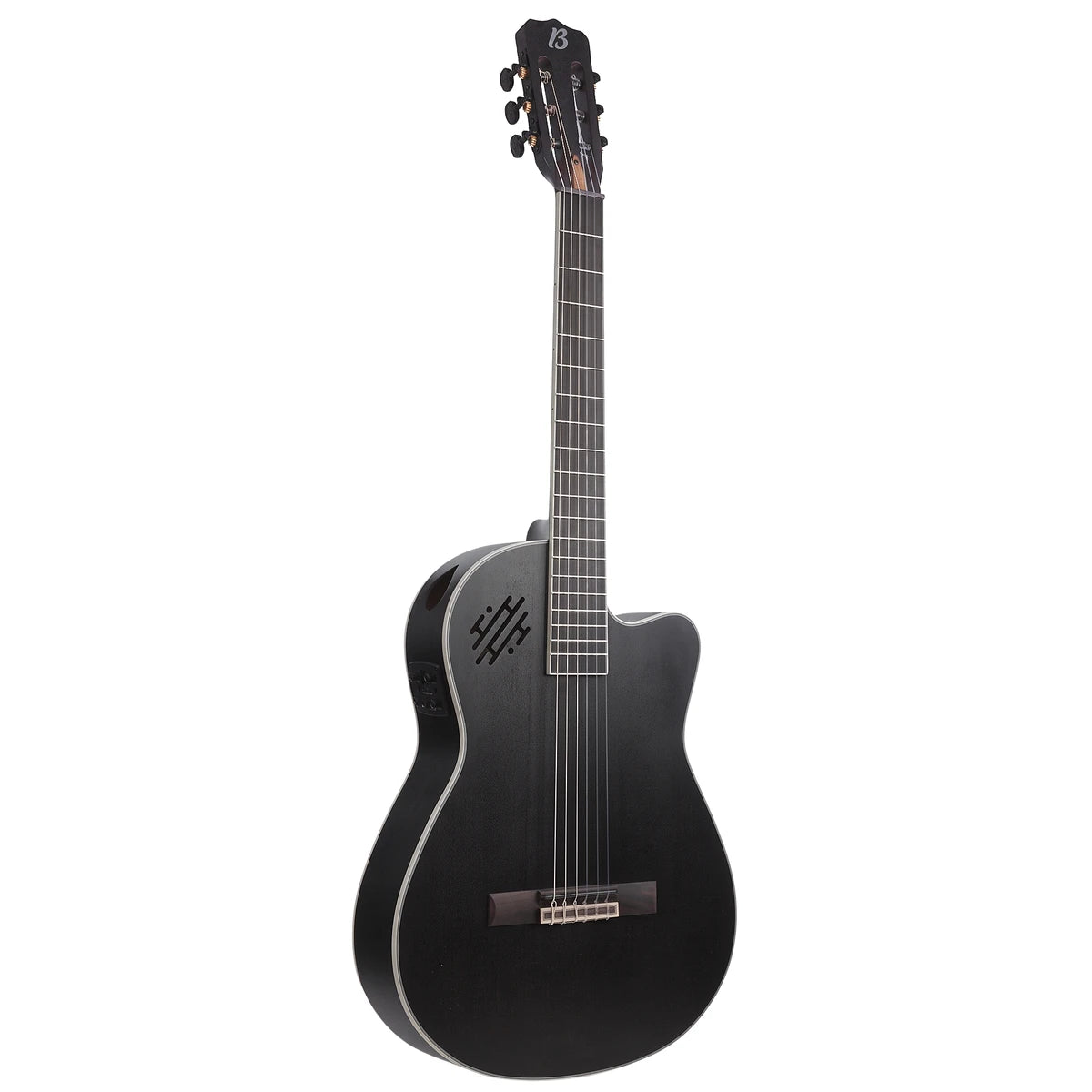 Guitarra Electroacustica Bamboo GC-39-BLACKSLIM-Q Ecualizador De 3 Bandas 39 Pulgadas