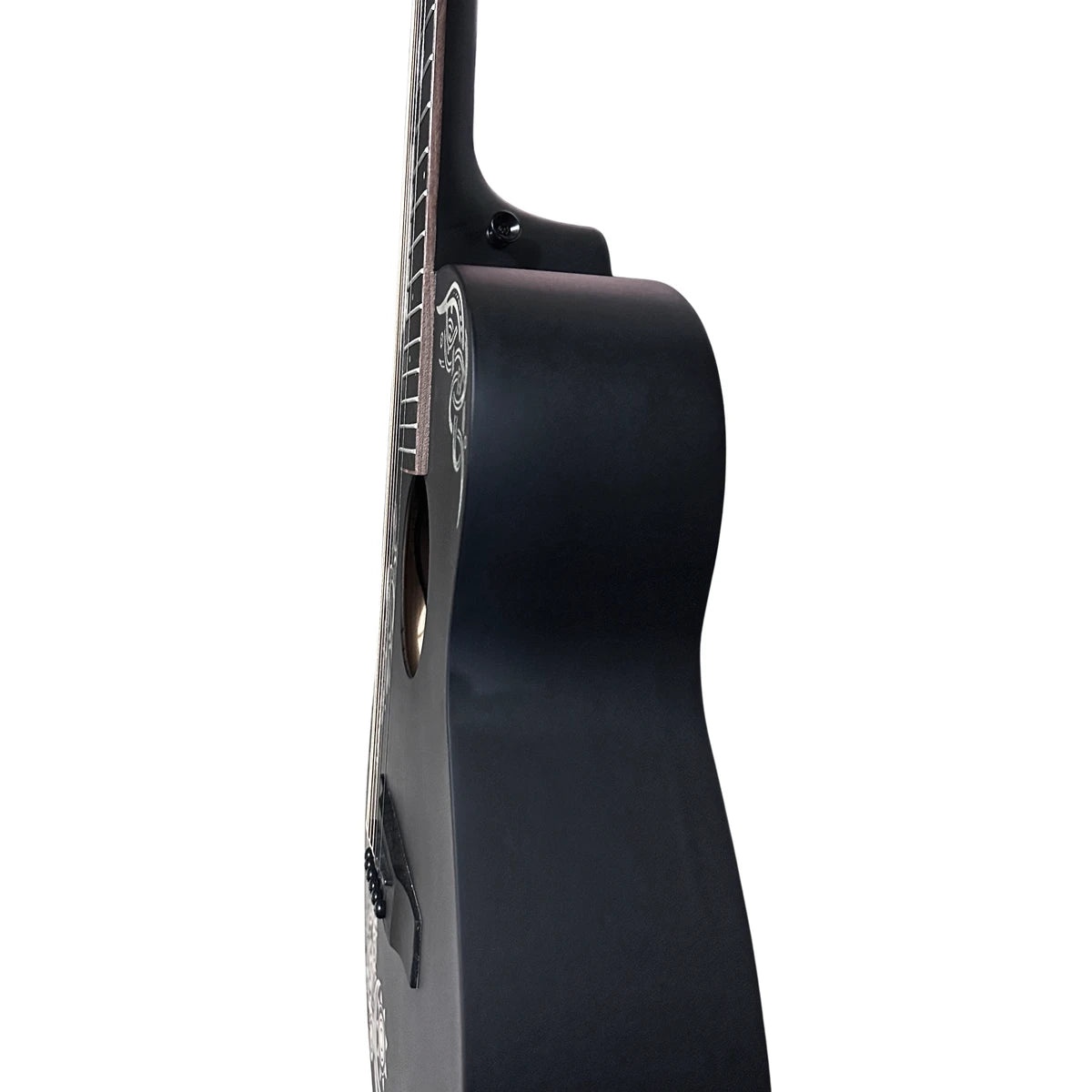 Guitarra Electroacustica Bamboo GA-38-NORDICWOLF-Q Ecualizador de 3 Bandas Con Funda