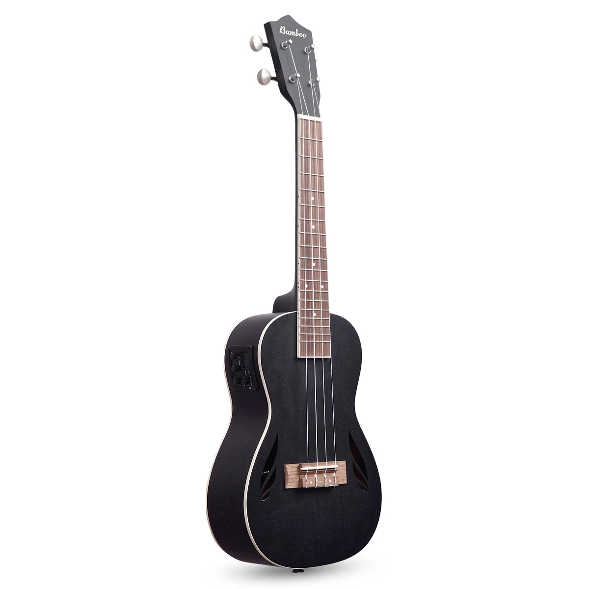 Ukelele Tenor Bamboo U-26-VIO-BK-Q-N New Violin Ecualizador De 3 Bandas Con Funda