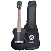 Thumbnail for Ukelele Tenor Bamboo U-26-VIO-BK-Q-N New Violin Ecualizador De 3 Bandas Con Funda
