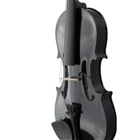 Thumbnail for Violin Bamboo UV-L-44-BK Negro 4/4 Brillante Con Arco Brea Y Estuche