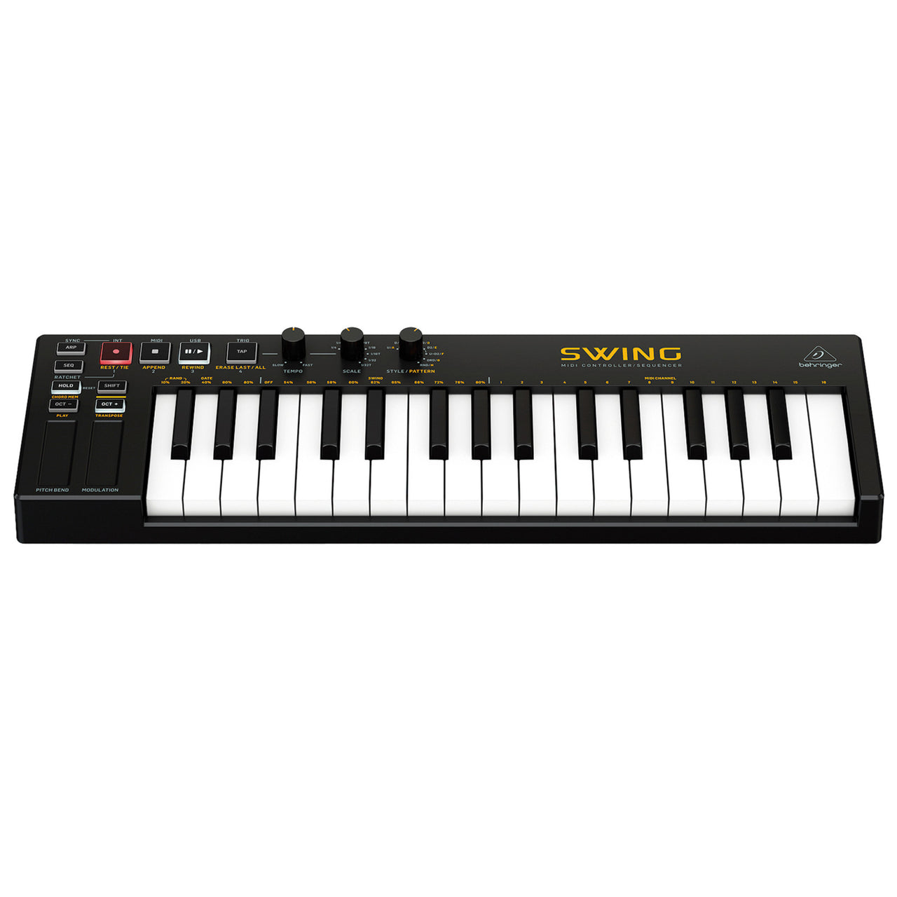 Teclado Controlador Compacto 31 Teclas Behringer Mod. Swing