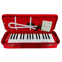 Thumbnail for Melodica Distele Bm32kbag-rd 32 Teclas Con estuche Rojo