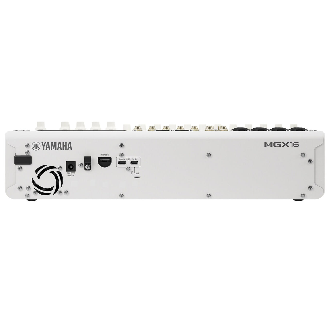 Consola Yamaha Mgx16w De Mezcla Digital 16 Canales Blanco