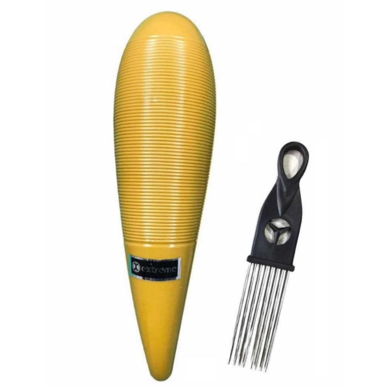 Guiro Extreme De Plastico Cafe Claro 31 Cm, Exgr001
