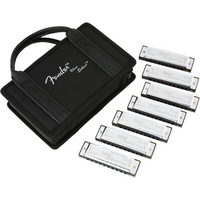 Thumbnail for Paquete De Armonicas Fender Blues Deluxe 7 Pack W/case, 0990701049