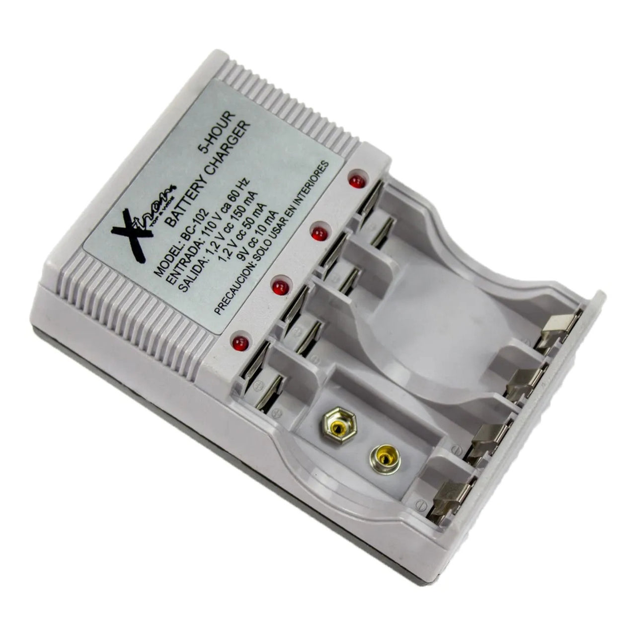 Cargador Xtron Bc-102 De Bateria 9v AA y AAA