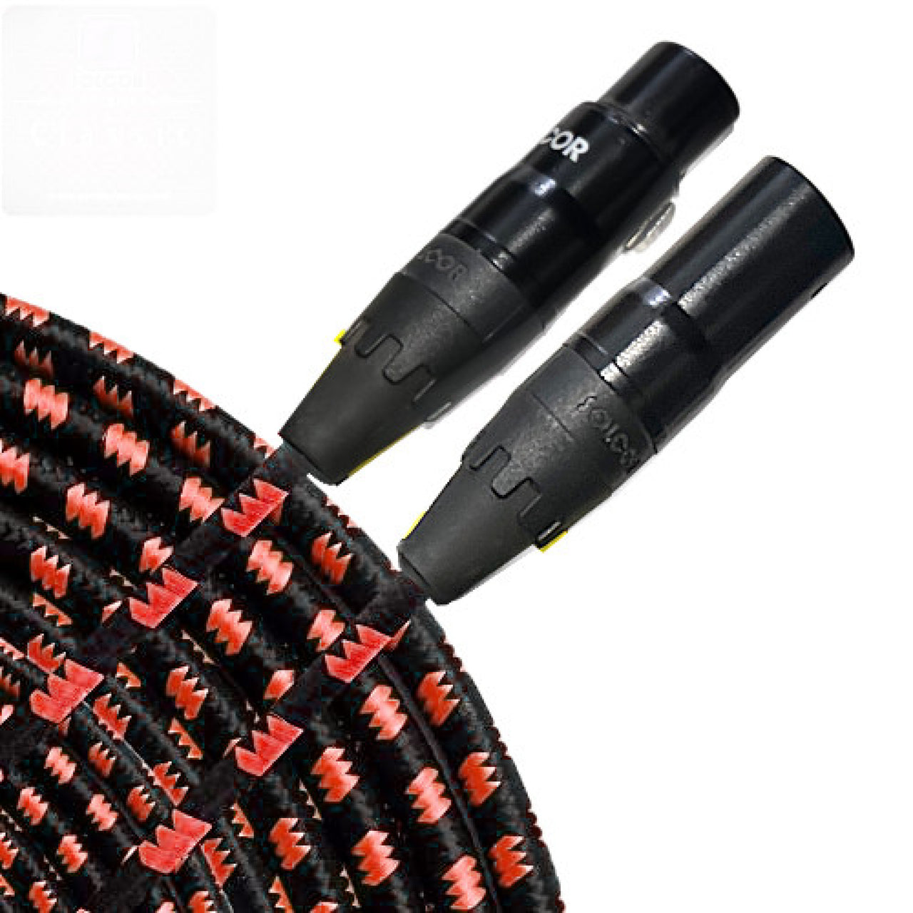 Cable Clasica 5226t06 Para Microfono Canon A Canon Tejido 6 Metros