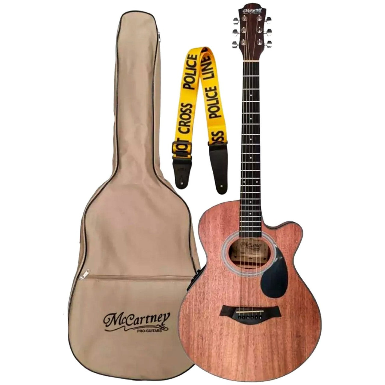 Guitarra Electroacustica Mc Cartney Qa-66 Caoba