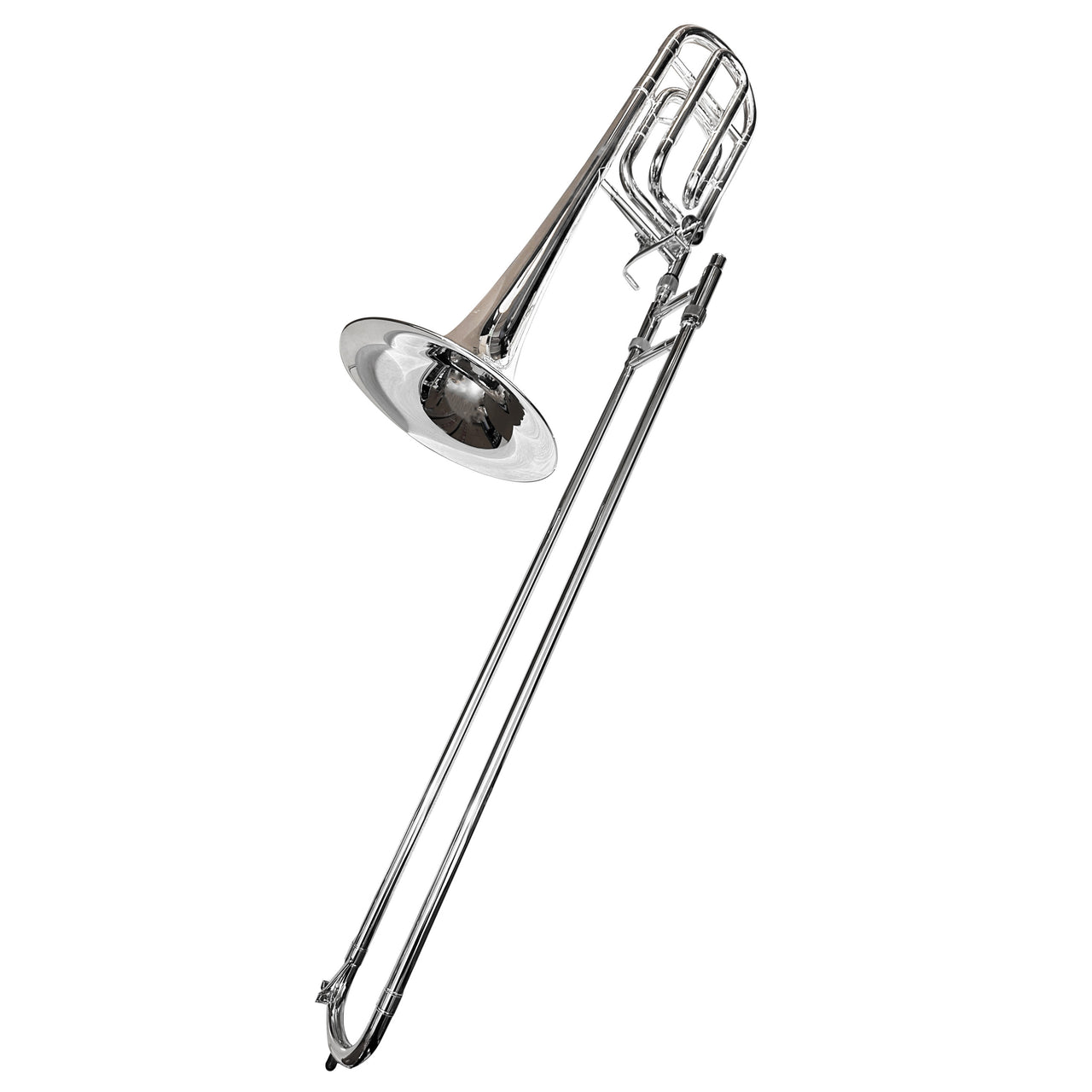 Trombon De Vara Martinz Mwtbv20s Con Transpositor Sib/fa Plata Entrada Grande