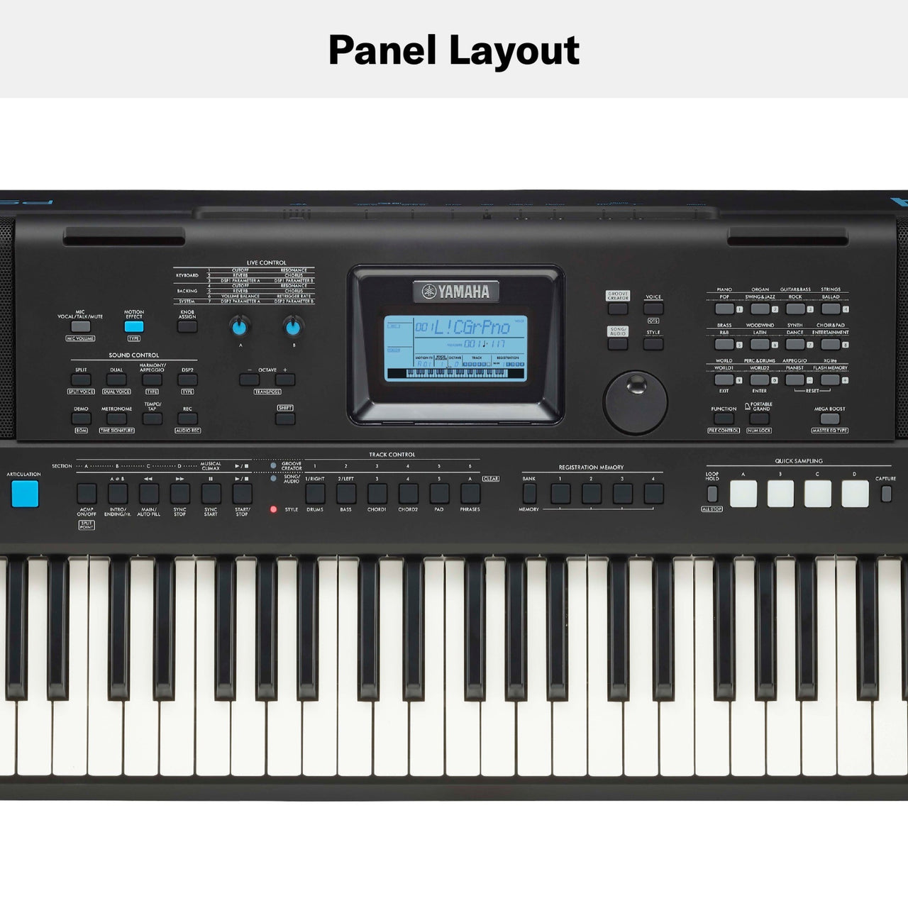 Teclado Portatil Yamaha C/eliminador Pa150, Psr-e473