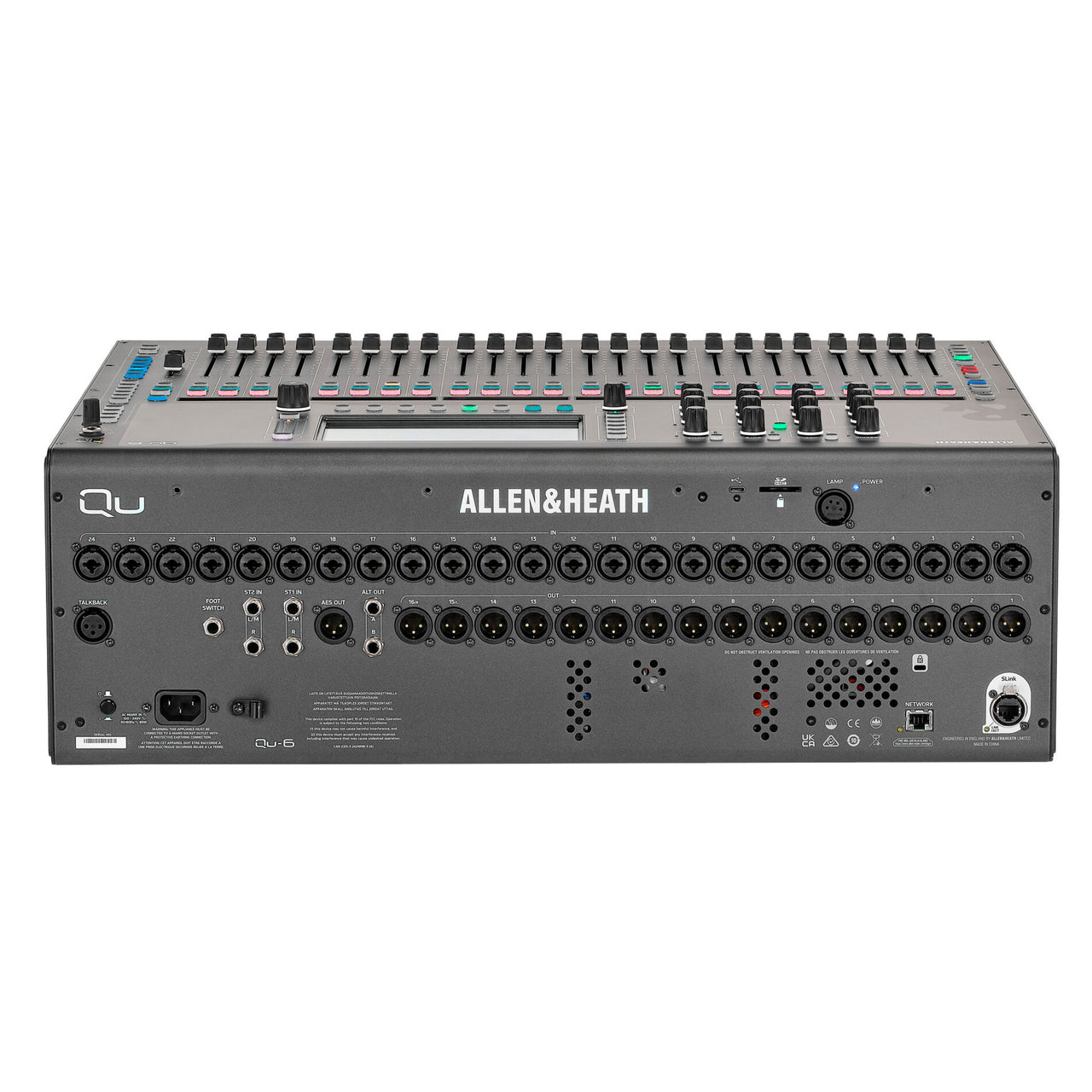 Mezcladora Allen & Heath Qu-6 Digital Con 24 Preamps