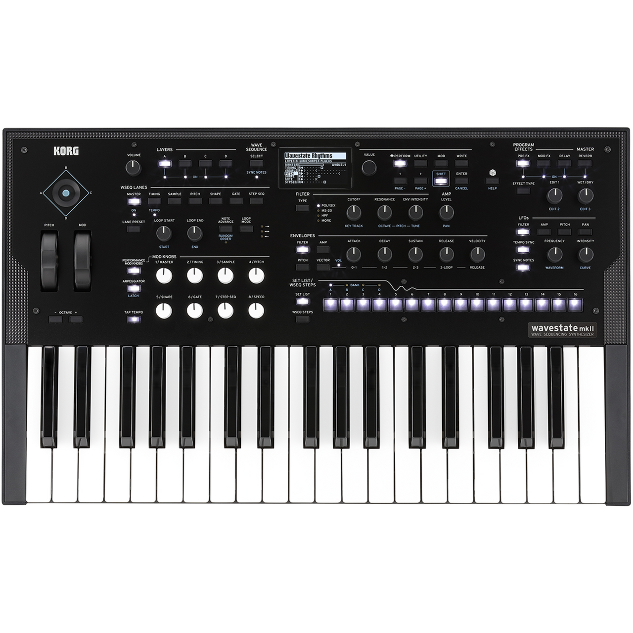 Sintetizador Digital Korg Wavestate Mk2 Secuenciador 37 teclas