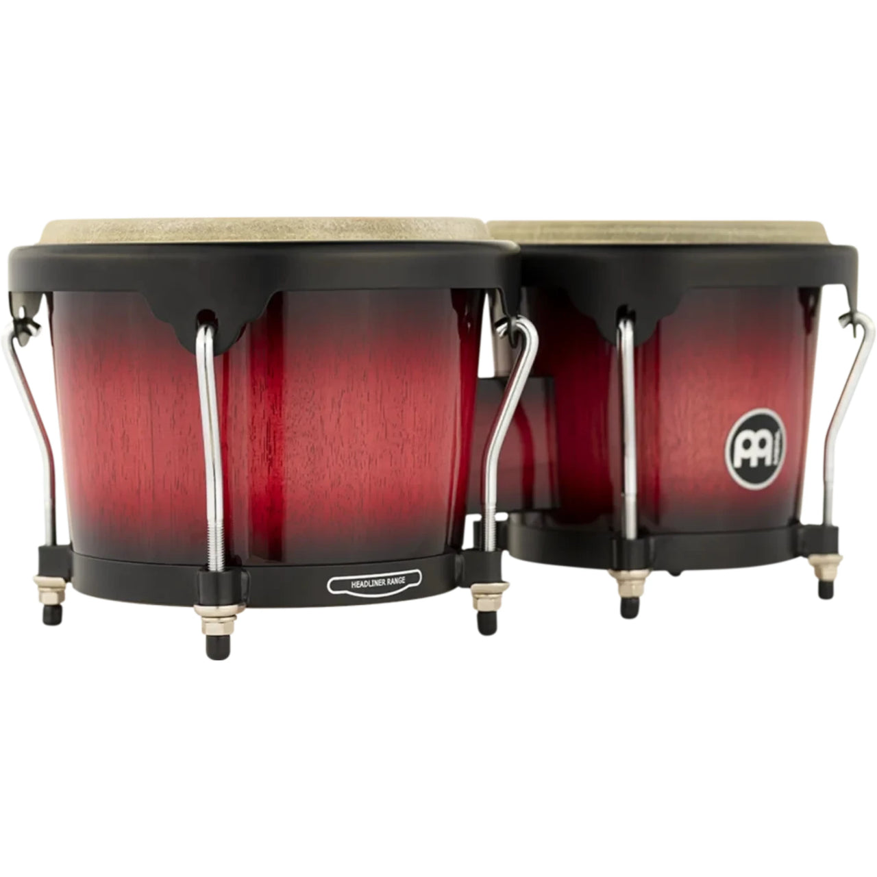 Bongo Meinl Headliner Hb-100-Wrb 6.75 Y 8 Pulgadas Wine Red Burst