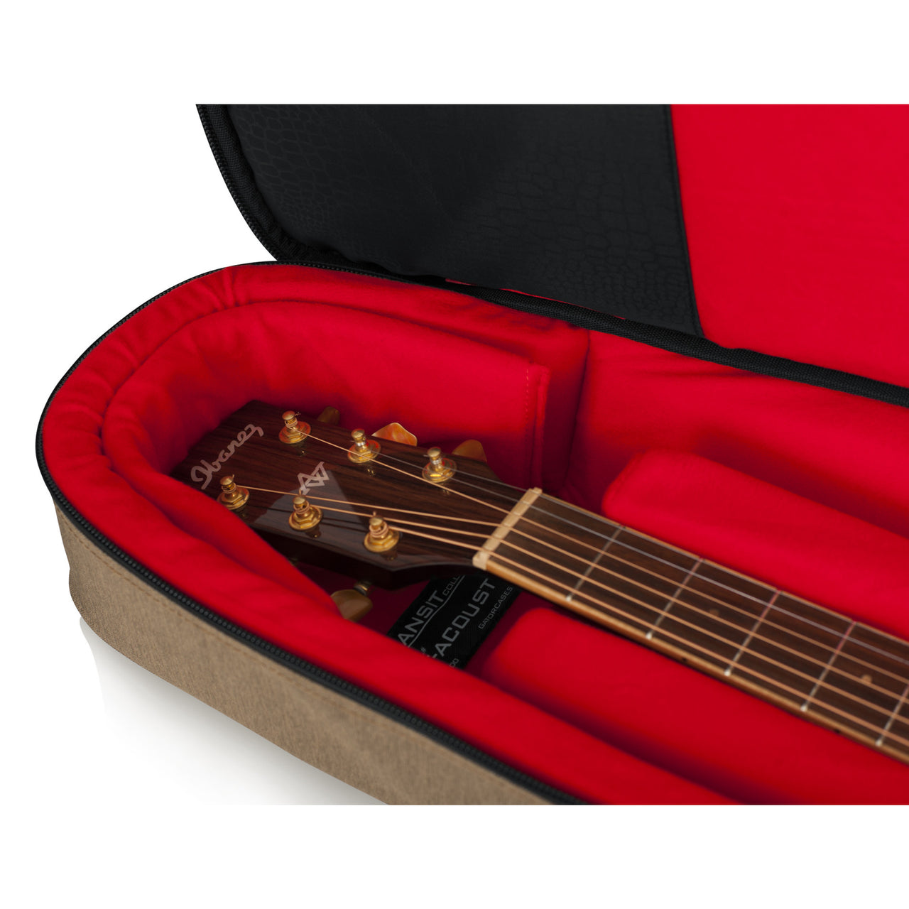 Funda Gator Gt-acoustic-tan Transit Series Para Guitarra