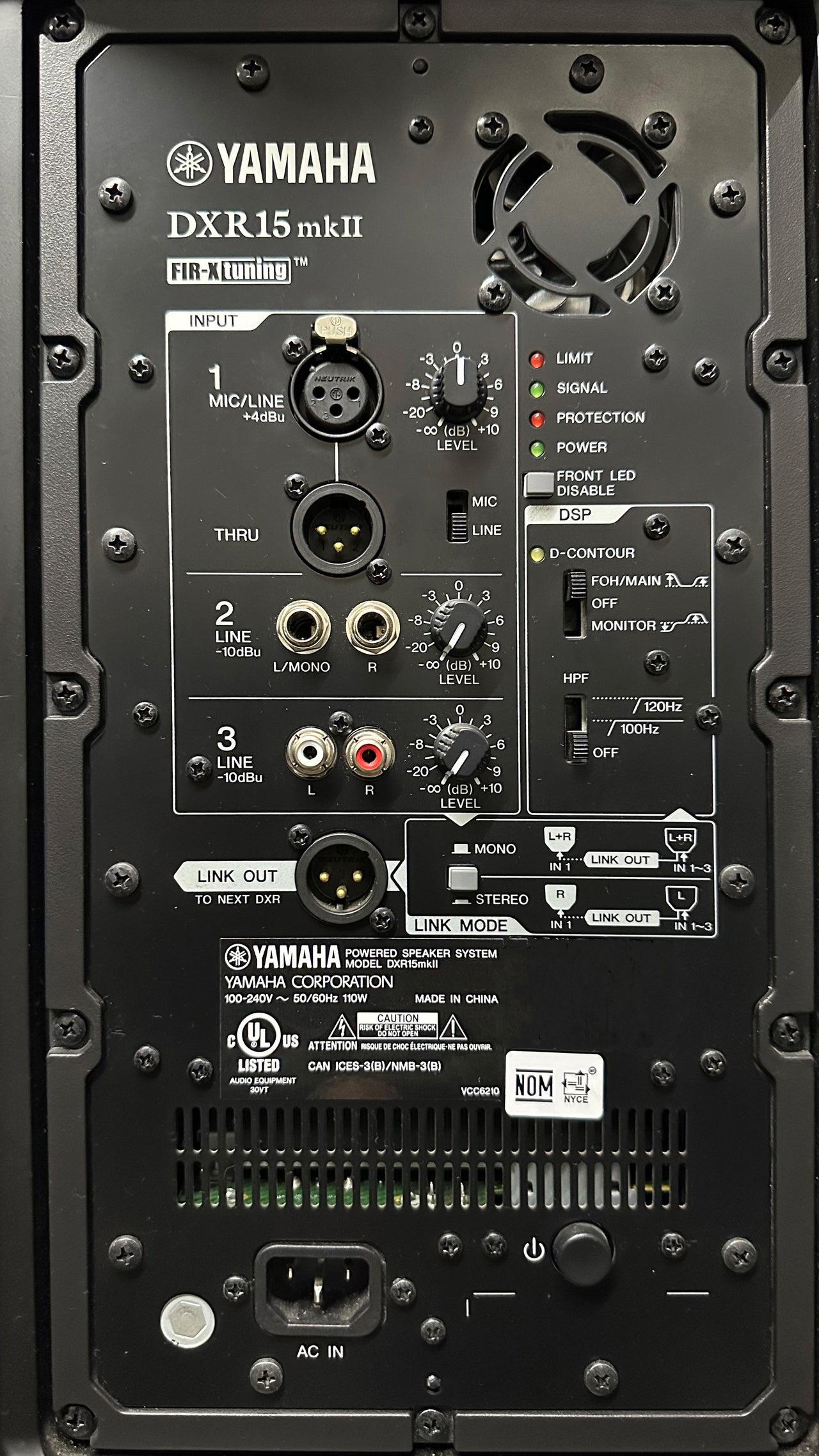 Bafle Yamaha Dxr15Mkii 15" Activo 1100W 2A Generacion