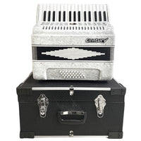 Thumbnail for Acordeon Century Cnac036 32 Teclas 32 Bajos Blanco C1306-1w