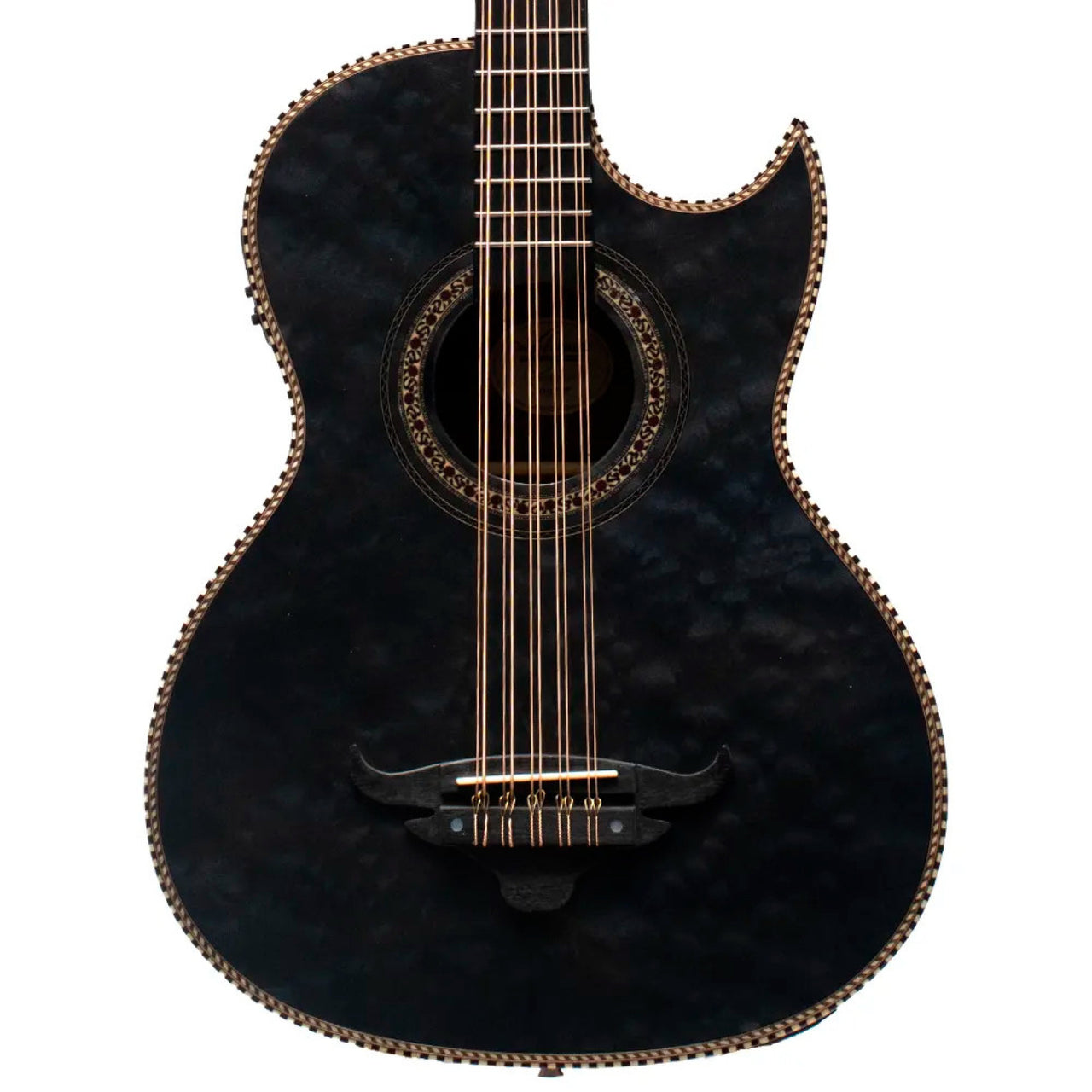 Bajo Quinto Oscar Schmidt E/acus Negro Transparente, Oh32seq Tbk