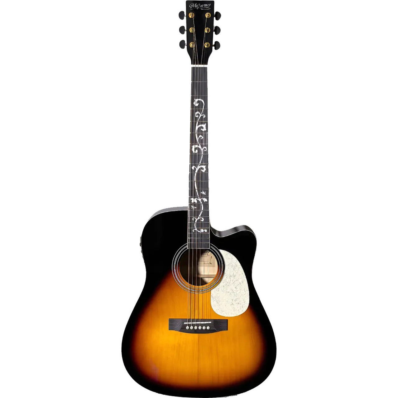Guitarra Electroacustica McCartney Bfg-4117c-fm-eq-3ts Texana Sombreada