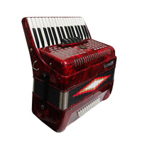 Thumbnail for Acordeon Farinelli 34 Teclas 48 Bajos 5 Reg. Rojo, 1307r