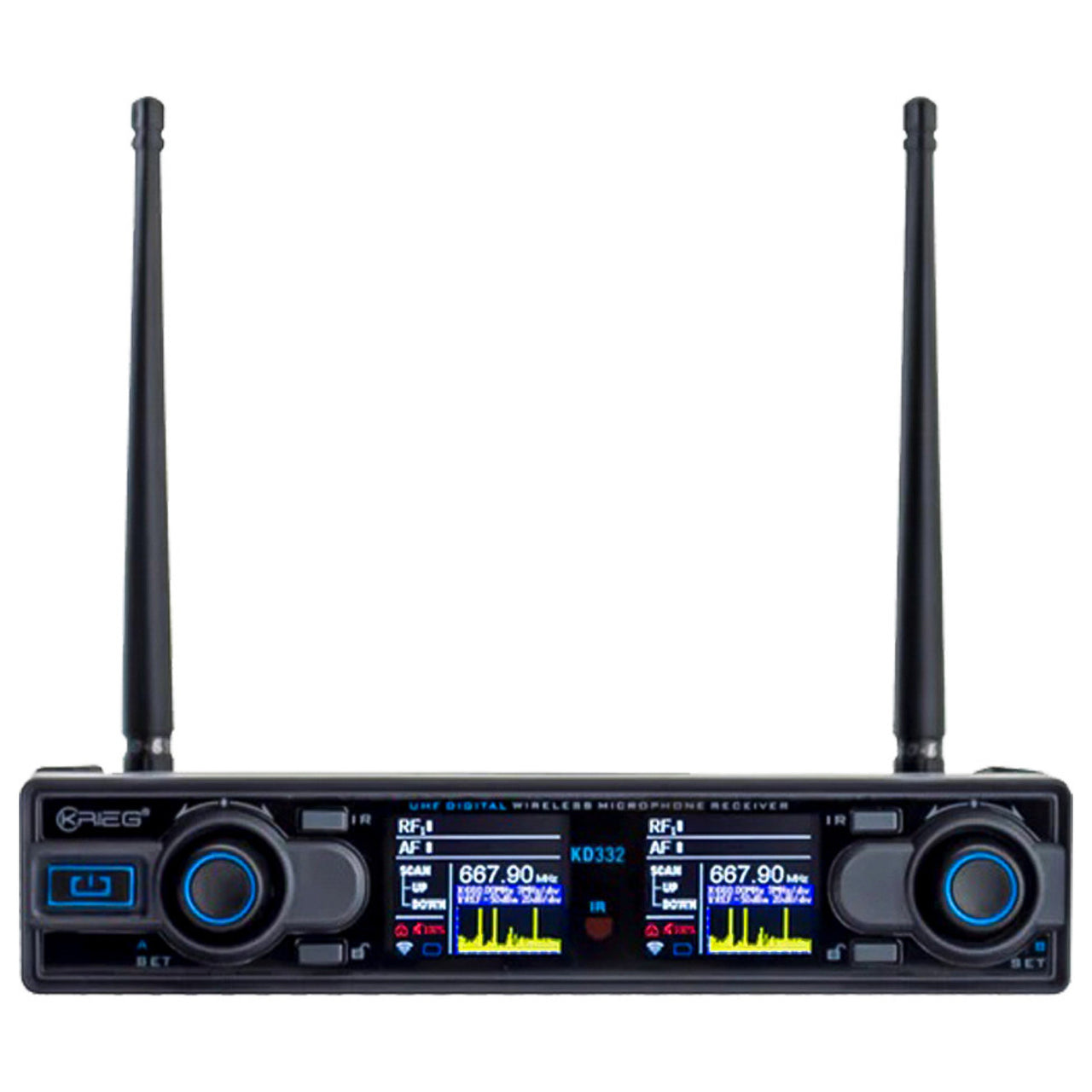 Base Suelta De 2 Canales Krieg Kd-332Rx