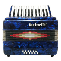 Thumbnail for Acordeon Farinelli 25 Teclas 12 Bajos Azul, 1302a