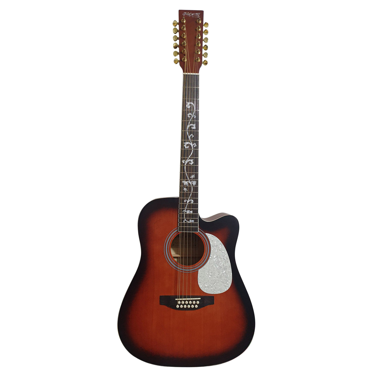 Guitarra Electroacustica Mc Cartney bfg4117c/12fm-cb Pastilla Fishman