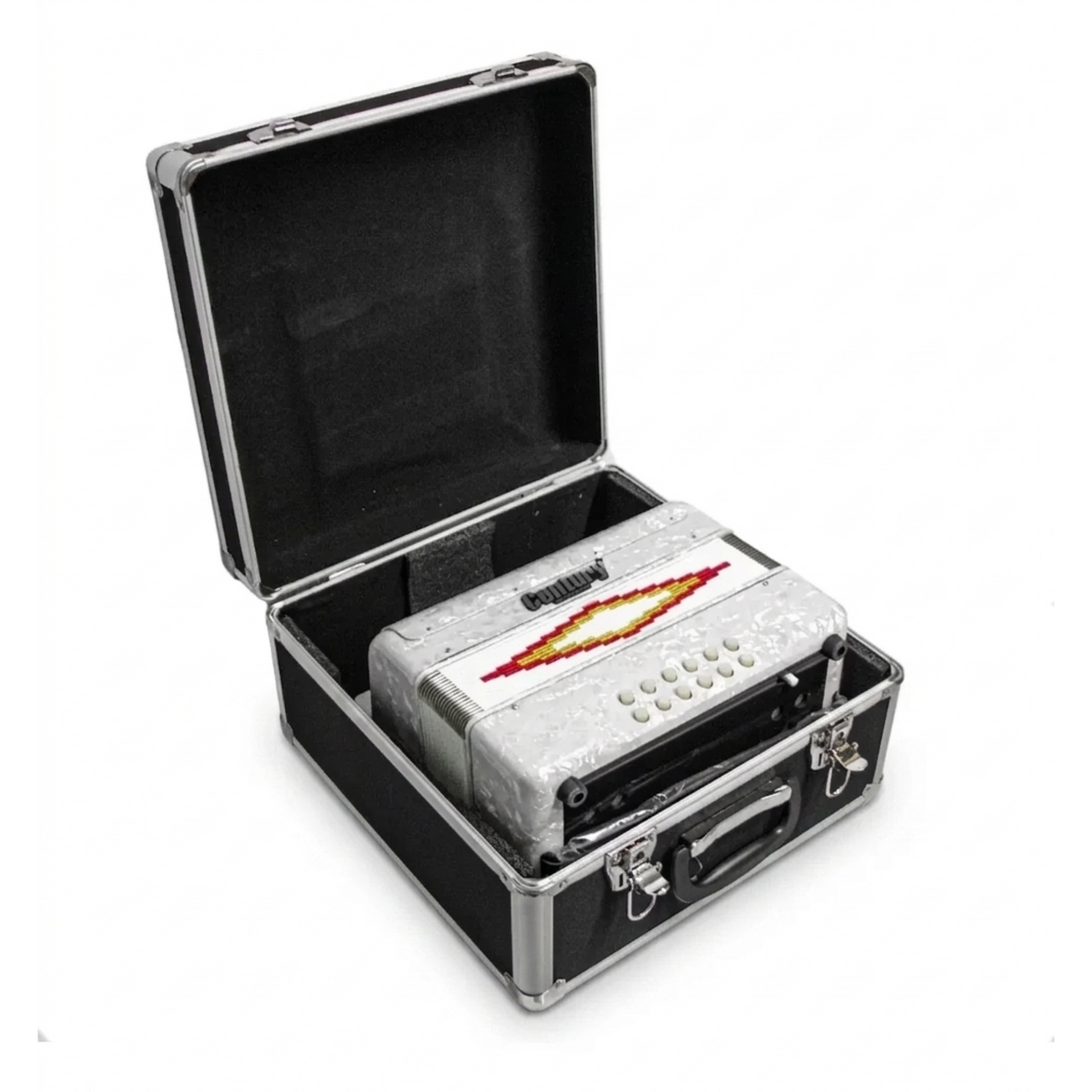 Acordeon Century C3012faw Fa Blanco 31 Botones 12  Bajos