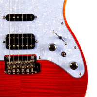 Thumbnail for Guitarra Electrica Jet Guitars Js600 Rojo Transparente