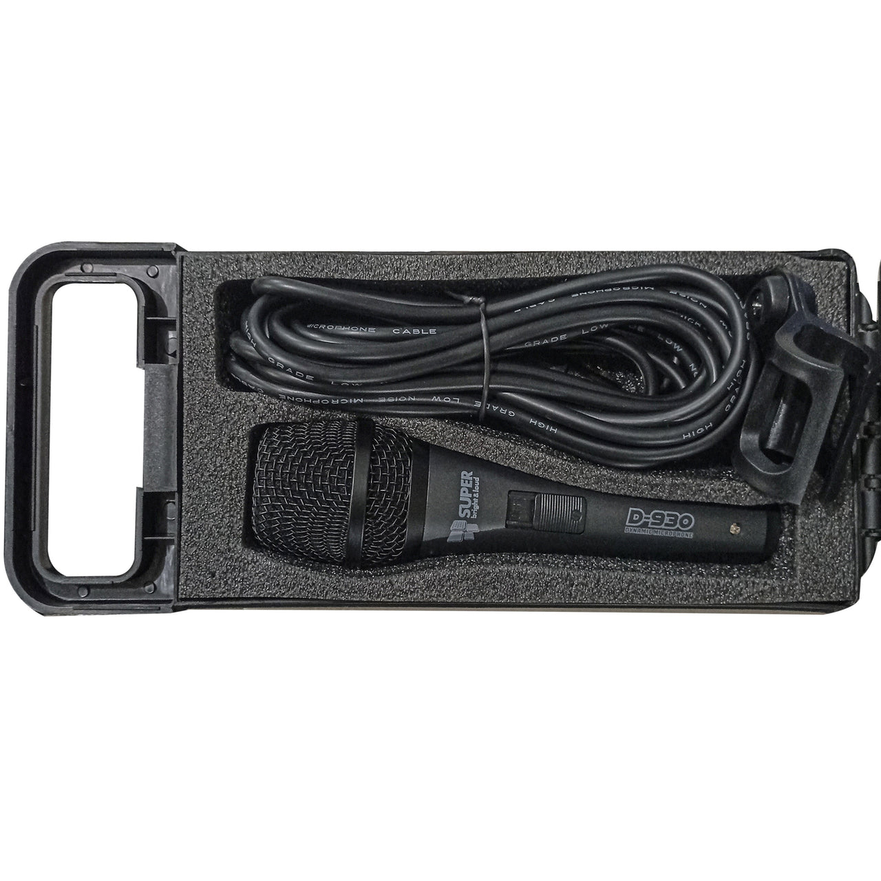 Microfono Superbright Alambrico D-930 Con Cable Y Clip Para Atril