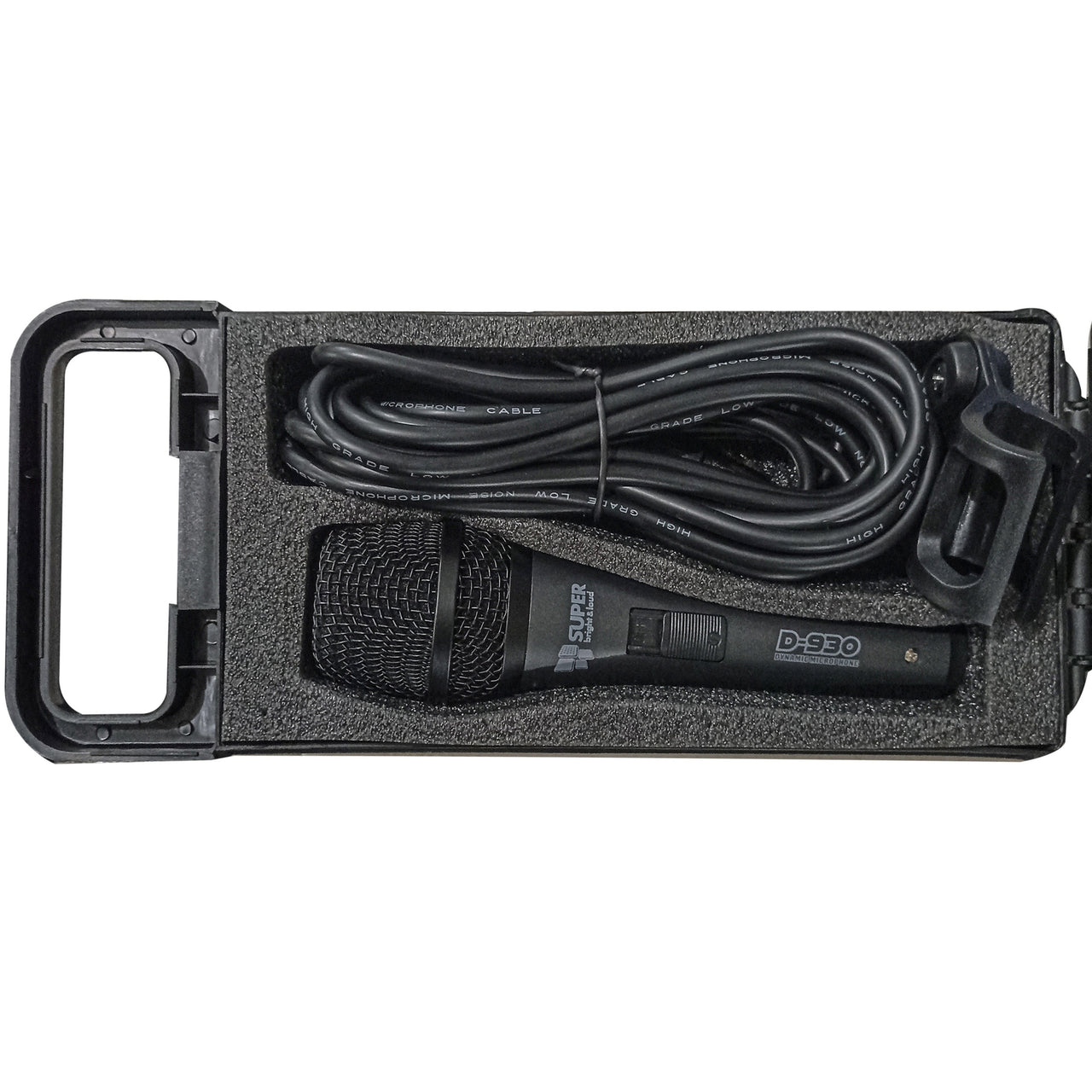 Microfono Superbright Alambrico D-930 Con Cable Y Clip Para Atril