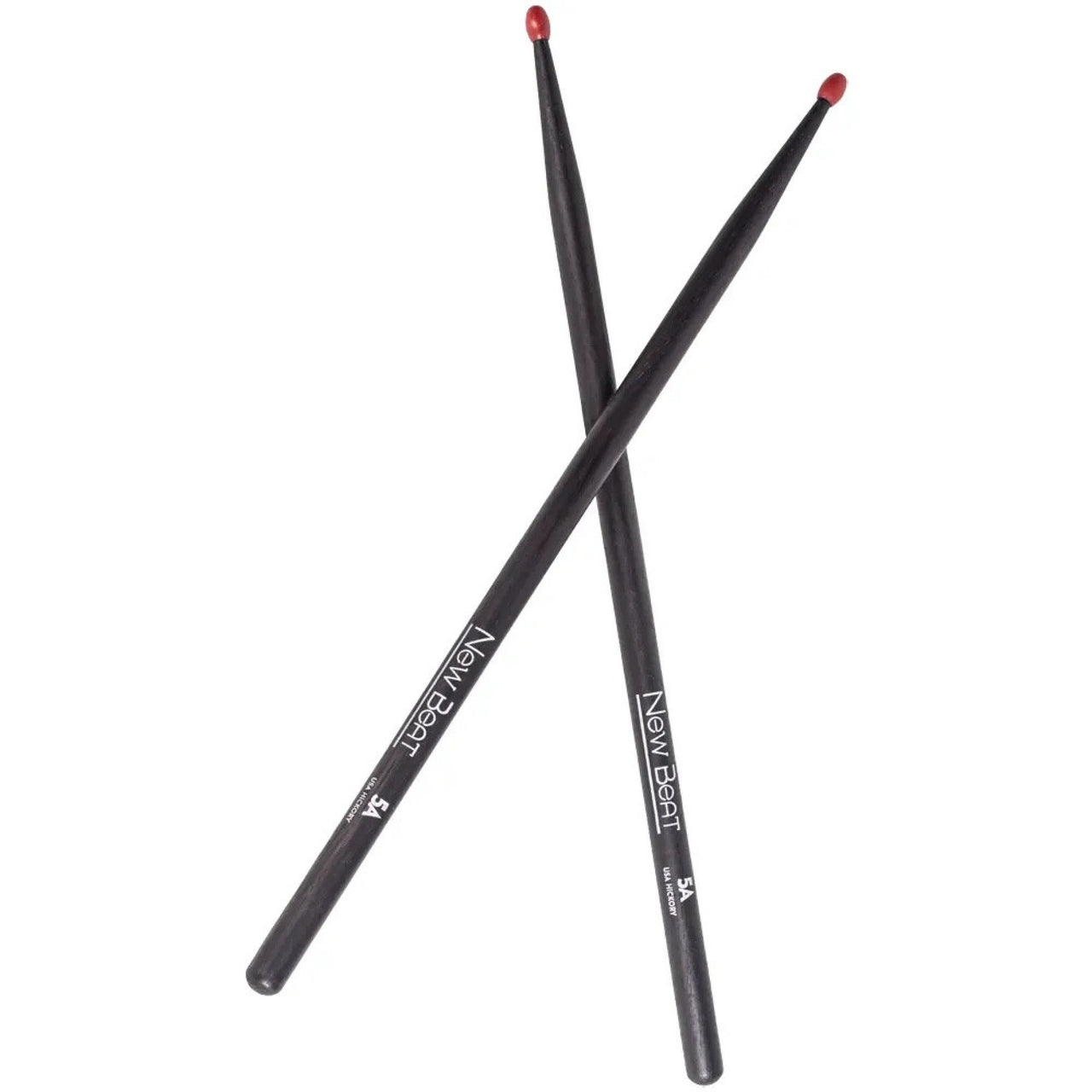 BAQUETAS NEW BEAT PUNTA MADERA NEGRA, NB-5AB