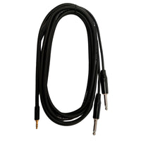 Thumbnail for Cable Life Miniplug 3.5 Stereo A 2 Plug 6.3 Mono 3mts., 2ppin-3