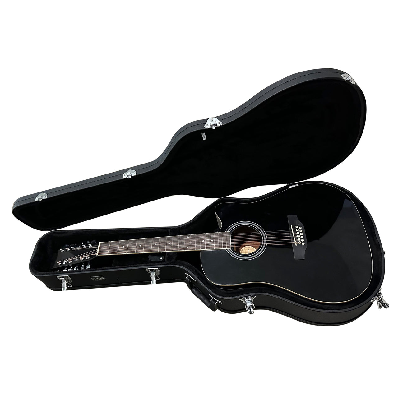 Estuche Stagg Rigido P/guitarra Western/dreadn, Gca-w Bk
