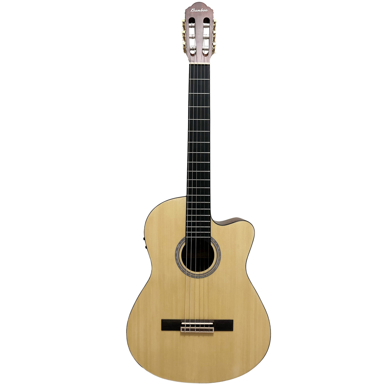 Guitarra Electroacustica Bamboo 39" C/funda, Gc-39-spruce-q