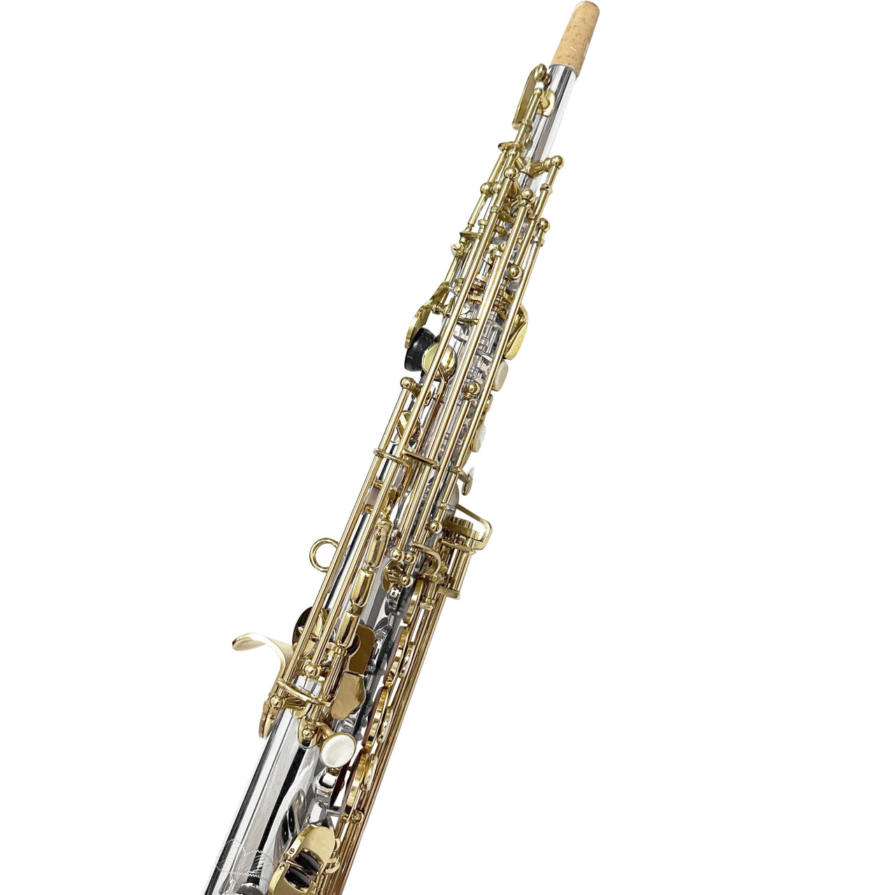 Saxofon Soprano Mwsxs02n Recto Martinz Sib Niquelado Llaves Laqueadas