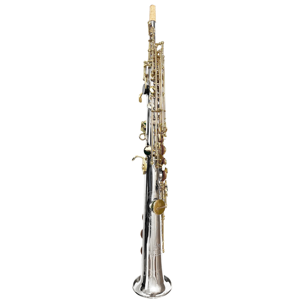 Saxofon Soprano Mwsxs02n Recto Martinz Sib Niquelado Llaves Laqueadas