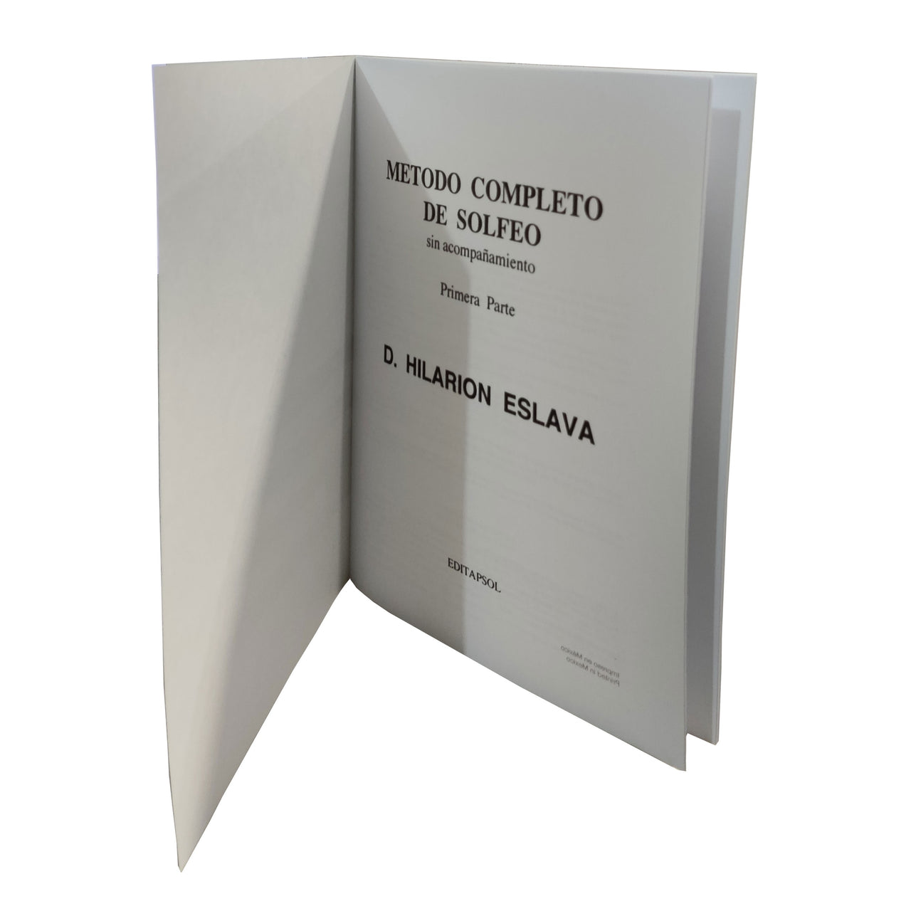 Metodo Completo De Solfeo 1a Parte Hilarion Eslava