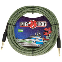 Thumbnail for Cable Pig Hog P/intrumento Jamaican Green 6.1 Mt 1/4
