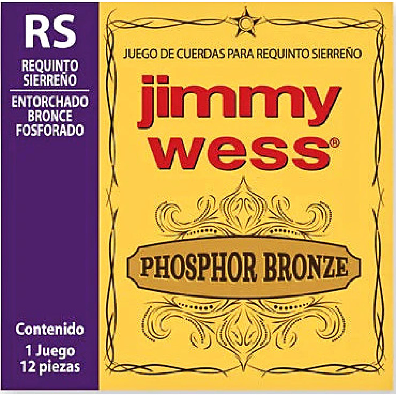 Encordadura Jimmy Wess Jwrs-1112bf Para Requinto Sierreño