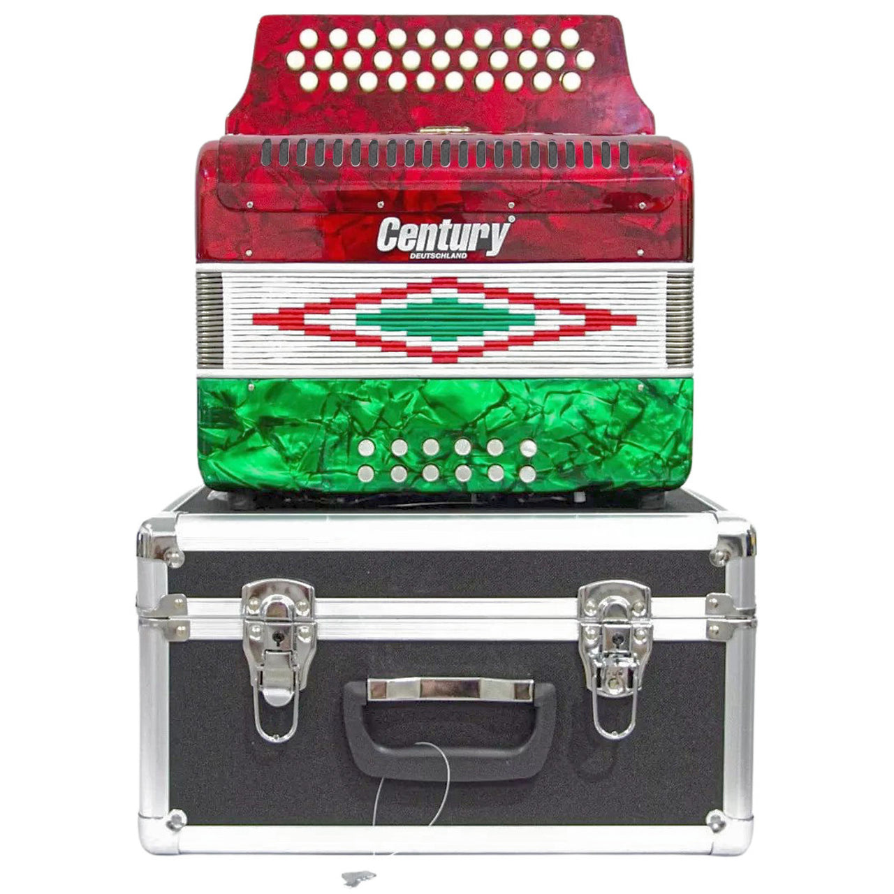 Acordeon Century C3012fab Fa Bandera 31 Botones 12 Bajos