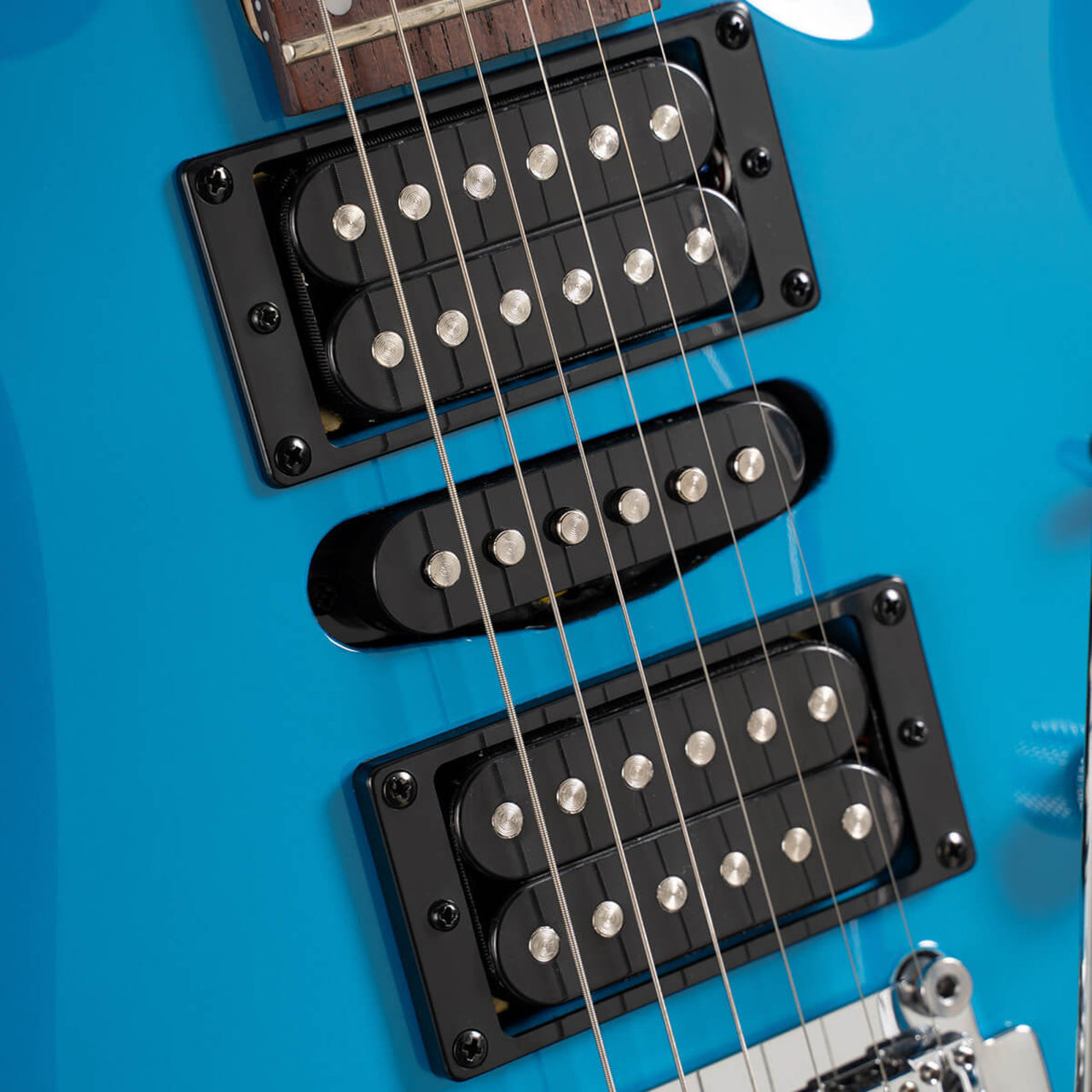 Guitarra Electrica Cort X200 Cbl Serie X Azul Brillante