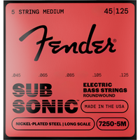 Thumbnail for ENCORDADURA FENDER P/BAJO ELECTRICO 5CDAS. 7250-5M (45-125) 0737250456