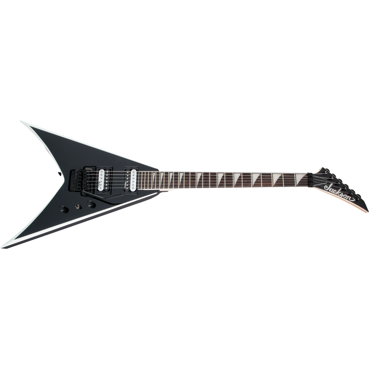 GUITARRA ELECTRICA JACKSON JS32 KING V, AH FB, BLKW/WHT BVL,2910124572